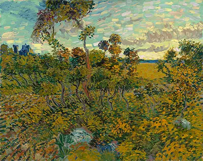 Sunset at Montmajour Vincent van Gogh
